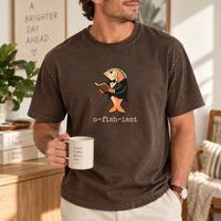 Comfort Colors O-Fish-Ially Married & O-Fish-Iant Shirts, Funny Fishing Wedding Tees for Bride, Groom and Officiant