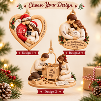 Personalized Baby Coming 2027 Christmas Ornament – Pregnancy Announcement