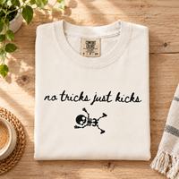 No Tricks Just Kicks & I Made The Kicker Couple Shirts – Pregnancy Announcement