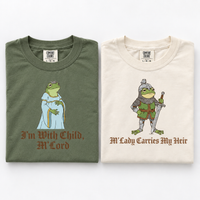 Funny Frog Pregnancy Shirt, New Mom Dad Gift,  Baby Shower Gift,Funny Baby Announcement T-Shirt,Matching We're Pregnant Shirts