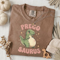 Pregosaurus Pregnancy Shirt, Cute Retro Dinosaur Maternity Tee, Funny Baby Announcement Gift