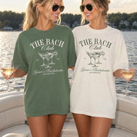Custom Bach Club Bachelorette Party Shirts, Personalized Comfort Colors Tees, Matching Bride & Crew Shirts