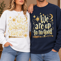 We Solemnly Swear & Up To No Good Couple Shirts – Funny Matching Gift