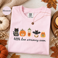 Little Boo Arriving Soon Halloween Shirt – Cute Pregnancy Announcement