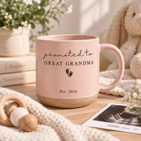 Promoted to Great Grandparents Mug, Pregnancy Announcement Gift,Gift for New Great Grandparents, Baby Announcement Mug Pregnancy Reveal Gift