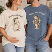 Funny Fish Pregnancy Couple Shirts for Pregnancy Announcement, Matching Mom Dad Tees, Expecting Mom Dad Gift