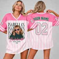 Personalized Bachelorette Party Jersey, Custom Photo Bride & Crew Shirt, Custom Name and Number Tee, Wedding Weekend Outfit