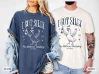 Personalized Silly Goose wedding shirt mockup 9