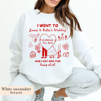Personalized wedding guest shirt mockup 12