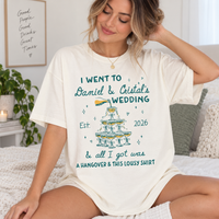 Custom Wedding Toss T-Shirt: Funny Wedding Guest Shirt, Bachelorette Party Tee