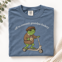 Funny Frog Grandma Grandpa Shirts, Pregnancy Announcement Gift, Promoted to Grandparents Matching Tees