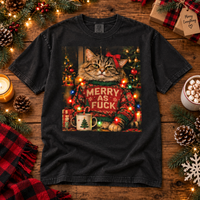 Festive As Fuck & Merry As Fuck Couple Shirts – Christmas Couple Gift