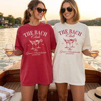 Custom Bach Club Bachelorette Party Shirts, Personalized Comfort Colors Tees, Matching Bride & Crew Shirts