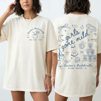 Girls Gone Mild Custom Bachelorette Shirt, Spa Party PJ Weekend Tee, Bridesmaid Girls Night Gift