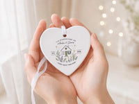 Personalized New Home Ornament With Custom Address Names Year, Housewarming Gift For Couple, First Home Keepsake