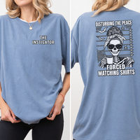 Matching Skeleton Couple Halloween Shirts – Funny Couple Costume Tees