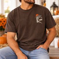 Matching Skeleton Better Together Couples Halloween Shirts - Custom Name Couple Tees