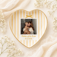 Custom Photo Jewelry Dish for Mom, Mother of the Bride or Groom Wedding Gift