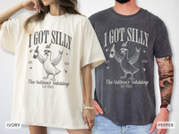 Personalized Silly Goose wedding shirt mockup 2