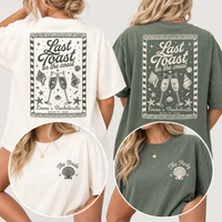 Last Toast on the Coast Bachelorette Shirt, Custom Beach Bach Tee, Coastal Bridal Party Gift