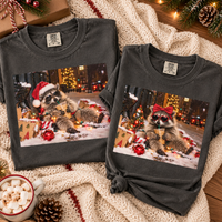 Holiday Coffee Raccoon Comfort Colors Shirts – Matching Couple Gift