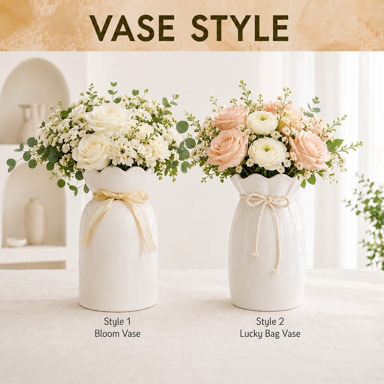 Custom Ceramic Wedding Vase, Engagement Gift for Couples, Anniversary Keepsake