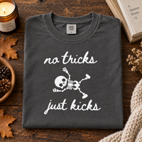 No Tricks Just Kicks Halloween Pregnancy Shirt – Expecting Mom Tee