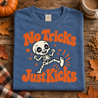 No Tricks Just Kicks Shirt – Baby Skeleton Mom to Be Tee