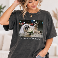 In My Feral Bride Era Shirt, Funny Raccoon Bachelorette Tee, Bride to Be Girls Trip Gift