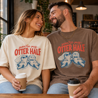 You’re My Otter Half Couple Shirts, Matching Otter Wedding Tees, Bride and Groom Shirts, Cute Newlywed Gift