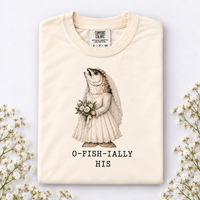 O-FISH-IALLY HIS and HERS fish wedding couple shirt mockup 2