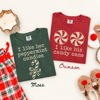 His Candy Cane & Her Peppermint Couple Shirts – Funny Christmas Gift