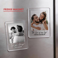 Personalized Couple Photo Car Visor Clip, Custom Drive Safe Keepsake image 3