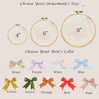 Personalized New Home Embroidered Christmas Ornament: Custom Photo 2