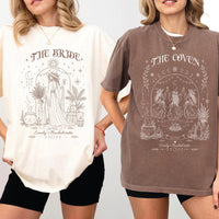 Personalized Witchy Bride & Coven Bachelorette Comfort Colors Tees image 3