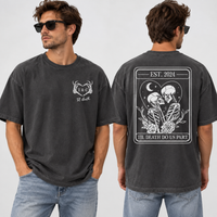 Gothic Anniversary Tshirt, Til Death Do Us Part, Goth Bride Groom Gift Sweatshirt,Skeleton Wedding Gift,Gothic Bride Shirt,Anniversary Gift