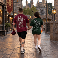 Personalized Wedding T-Shirts, Matching Mr & Mrs Shirts, Honeymoon Couple Tees, Bride & Groom Wedding Gift, Fantasy Couple Apparel