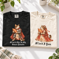 Sweet Potatin & I Yam Cat Couple Shirts – Funny Couple Gift