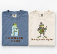 Funny Frog Pregnancy Shirt, New Mom Dad Gift,  Baby Shower Gift,Funny Baby Announcement T-Shirt,Matching We're Pregnant Shirts