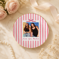 Personalized Bridesmaid Jewelry Dish, Custom Photo Best Friend Gift, Maid of Honor Keepsake, Bridesmaid Proposal Gift, Wedding Party Gift