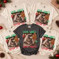 Raccoon Bachelorette Comfort Colors Shirts – Christmas Bridal Party