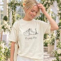 Its Giving Mrs Cat Theme Comfort Colors® Bridal Shirt, Its Giving Mrs TShirt, Bride To Be Tee, Engagement Top, Bachelorette Shower Outfit