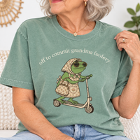 Funny Frog Grandma Grandpa Shirts, Pregnancy Announcement Gift, Promoted to Grandparents Matching Tees