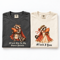 Sweet Potatin & I Yam Raccoon Couple Shirts – Funny Couple Gift