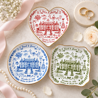 Personalized Wedding Venue Platter, Custom Names Date & Location Ceramic Plate, Newlywed Wedding Gift, New Home Housewarming Gift for Couple
