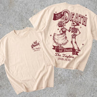 Personalized Til Death Double-Sided Wedding Shirts, Custom Couple Names & Date Comfort Colors Tees, Newlywed Matching Gift