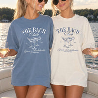 Custom Bach Club Bachelorette Party Shirts, Personalized Comfort Colors Tees, Matching Bride & Crew Shirts