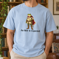 Funny Christmas Medieval Frog Pregnancy Announcement Shirts - Matching Mom and Dad to Be Tees