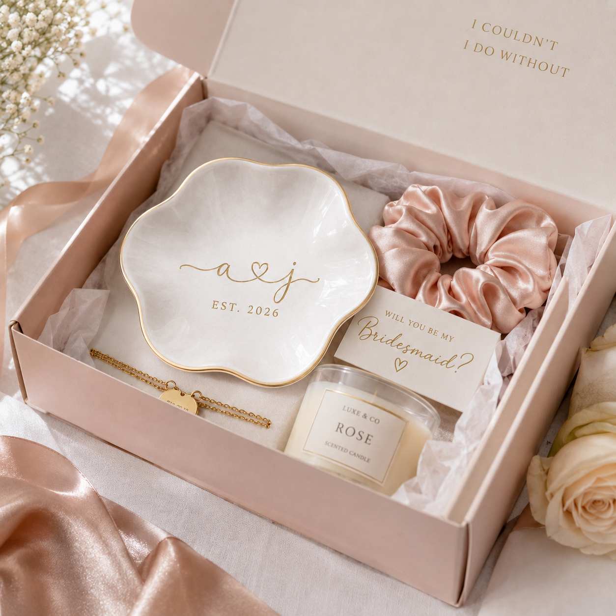 Personalized Ceramic Ring Dish, Custom Jewelry Tray with Gold Engraving, Wedding Ring Holder, Engagement Gift for Her, Mr and Mrs Gift
