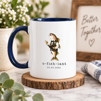 Funny Officiant Mug, O-Fish-Iant Coffee Mug, Fishing Wedding Officiant Gift, Fisherman Minister Mug, Marriage Officiant Gift for Him